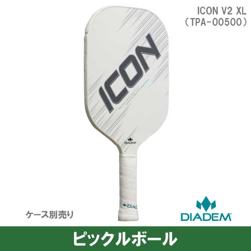 【ピックルボール】ダイアデム ICON V2 XL (DIADEM ICON V2 XL TPA00500) [ピックルボール パドル] 24SS