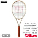 【予約商品 5月中旬発売予定】 ウイルソン ローランギャロス クラッシュ 100 V3.0 ( wilson ROLAND-GARROS CLASH 100 V...