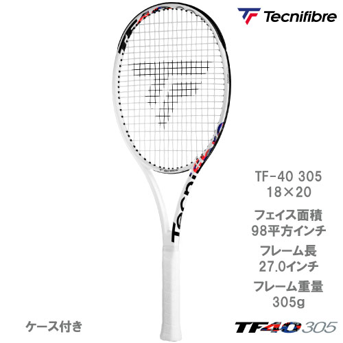 【SALE】【ガット張り代別】テクニファイバー TF-40 305 18×20 （TFR4021）[ Tecnifibre 硬式テニスラケット ] 【メーカー取寄せ商品】