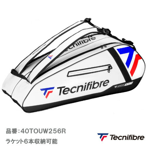 テクニファイバー TOUR ENDURANCE 6R (Tecnifibre 40TOUW256R カラー:ホワイト 6本入り) ラケットバッグ 25SS