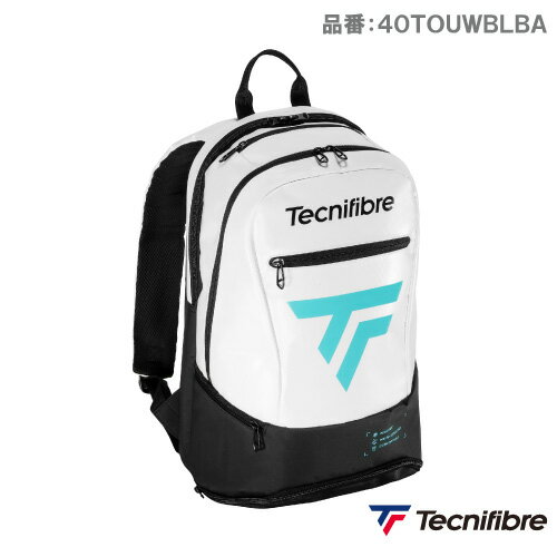テクニファイバー TOUR ENDURANCE BACKPACK (Tecnifibre 40TOUWBLBA カラー:ホワイト/ブルー) バックバッグ 24FW