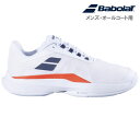 【SALE】 バボラ ジェット テレ2 AC M ホワイト×ストライクレッド(30S24649 1089)[ Babolat シューズ メンズ オールコート用 ...