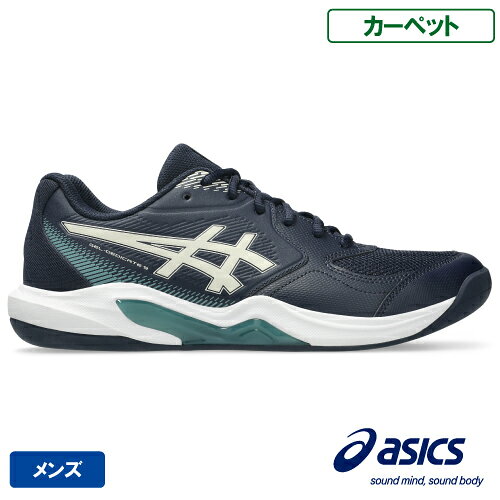 メーカーアシックス 品名GEL-DEDICATE 9 INDOOR 品番1041A554 サーフェスカーペット 対象性別メンズ サイズ25.0-29.0、30.0cm カラーミッドナイト×オートミール(400) 幅スタンダード 素材(アッパー)人工皮革（合成皮革）/合成繊維 素材(インナーソール)合成樹脂（EVA） 素材(アウトソール)ゴム底 発売日2026年8月
