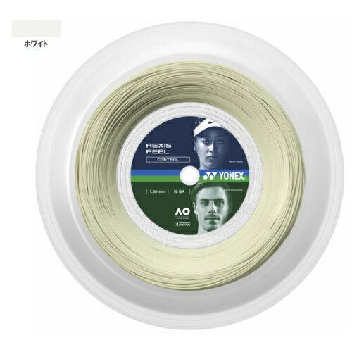 Other - ヨネックス レクシスフィール 130 ホワイト 200M ロール (YONEX TRFL130R2-011) ナイロン(マルチ) ストリング【メーカー取寄せ商品】