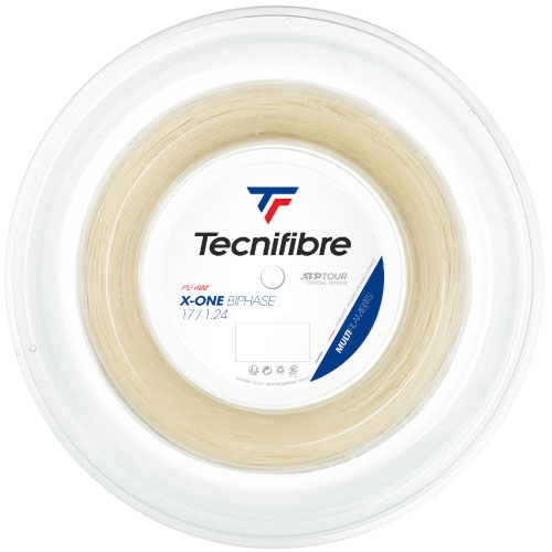 【メーカー取寄せ商品】テクニファイバー [tecnifibre] 硬式ストリング X-ONE BIPHASE（ナチュラル）(200mロール)