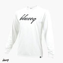 ブルイク L/S DRY TEE -SCRIPT LOGO （ BQAS - 00012 - WHITE ）[ blueeq MS メンズ ]22FW