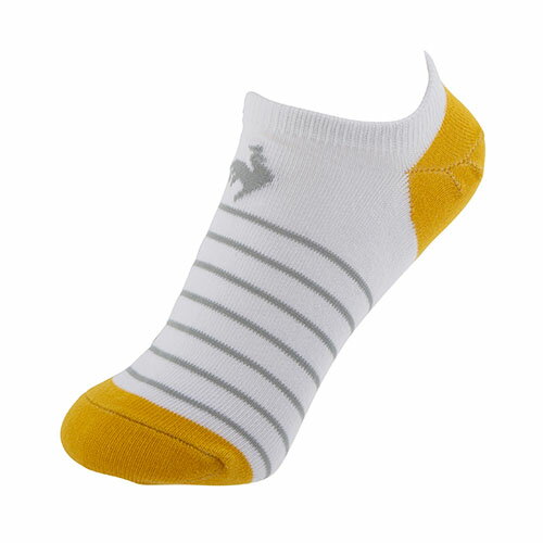 ルコックスポルティフ 3Pスニーカーソックス （ QMATJB11 - WMN ホワイト×杢グレー×ネイビー ）[ lecoq sportif SC アクセサリー ]22SS