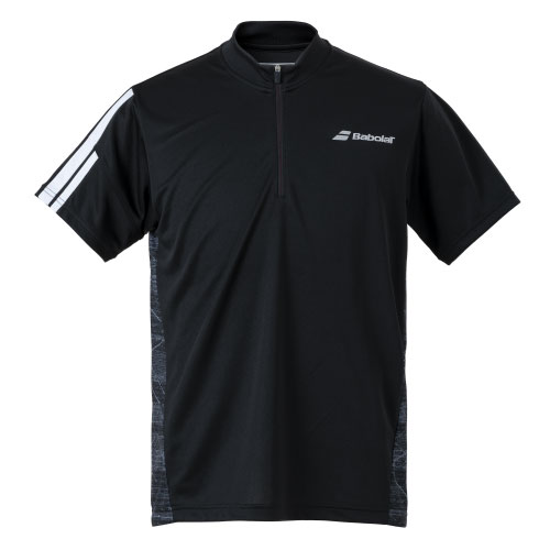 【ネットバーゲン】バボラ PURE SHORT SLEEVE SHIRT BUG3354-BK00 [ BabolaT MS メンズ ]23FW