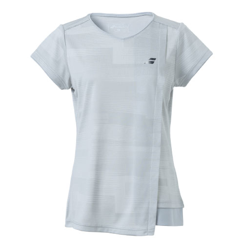 【ネットバーゲン】バボラ VS SHORT SLEEVE SHIRT BWG3371-GY00 [ BabolaT LS レディース ]23FW