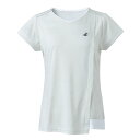 【ネットバーゲン】バボラ VS SHORT SLEEVE SHIRT （ BWG3371-WH00 ）[ BabolaT LS レディース ]23FW