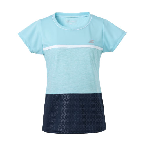 【ネットバーゲン】バボラ PURE SHORT SLEEVE SHIRT （ BWG3375-BL00 ）[ BabolaT LS レディース ]23FW