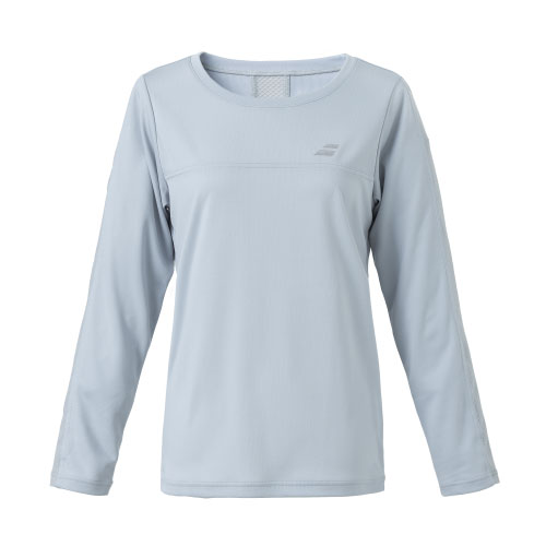 【ネットバーゲン】バボラ PURE LONG SLEEVE SHIRT （ BWP3573-GY00 ）[ BabolaT LS レディース ]23FW