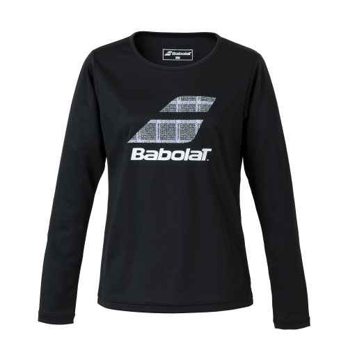 楽天ウインザーラケット楽天市場店【ネットバーゲン】バボラ PURE LONG SLEEVE SHIRT （ BWP3577-BK00 ）[ BabolaT LS レディース ]23FW