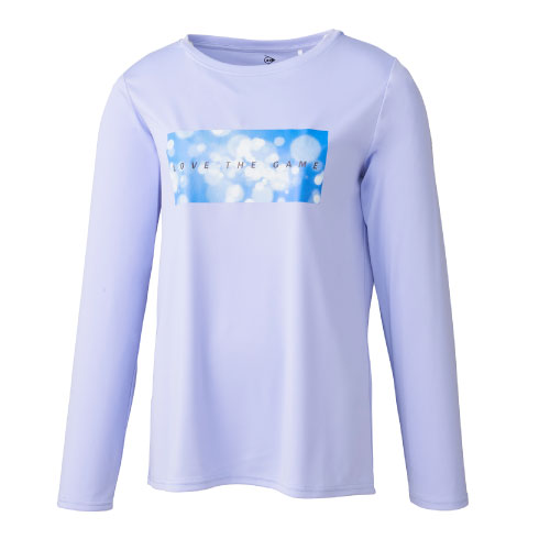 ySALEz_bv LONG SLEEVE T SHIRT i DAL-8362W-LAVENDER j[ DUNLOP LS fB[X ]23FW