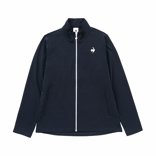 【ネットバーゲン】ルコックスポルティフ 防風ニットジャージ スタンドジャケット （ QMWWJF10-NV ）[ lecoq sportif LWJ レディース ]23FW