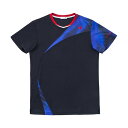 【ネットバーゲン】ルコックスポルティフ グラフィックゲームシャツ （ QTMWJA06-NV ）[ lecoq sportif MS メンズ ]23FW