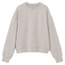 メーカーダンスキン 品番DC523304-TH カラートープグレー サイズM/L 対象性別レディース 　素材DOUBLE KNIT ECO(ポリエステル100%) 　発売日2023年 吸汗速乾、UVケア（UPF15−30、紫外線カット率85％以上）機能を持った、程よいハリ感とストレッチ性が特徴の素材のスウェットトップス。ゆったりめのシルッットで短めの丈がスポーティなクルーネックタイプのスエットトップスです。スポーツスタイルからデイリーまでさまざまなシーンに幅広く使えるおすすめのアイテムです。