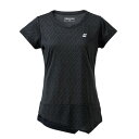 楽天ウインザーラケット楽天市場店【ネットバーゲン】バボラ VS SHORT SLEEVE SHIRT （ BWG3321 - BK00 ）[ BabolaT LS レディース ]23SS