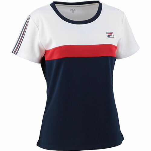 フィラ ゲームシャツ （ VL7506 - 01 ）[ FILA LS レディース ]23SS