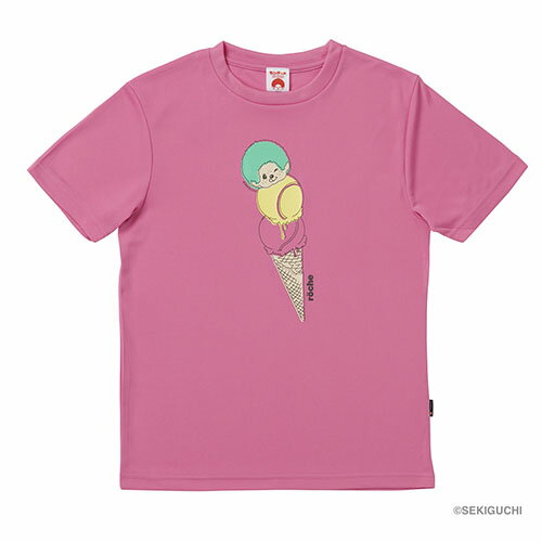 ローチェ モンチッチrocheコラボTシャツ （ M0069 - PINK ）[ roche MS ユニセックス ]23SS