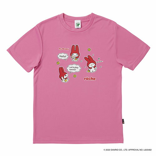 ローチェ サンリオキャラクターズ rocheコラボTシャツ （ S0003 - PINK ）[ roche MS ユニセックス ]23SS