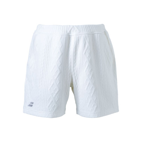 楽天ウインザーラケット楽天市場店【ネットバーゲン】バボラ PURE SWEAT SHORT PANTS （ BWT4479-WH00 ）[ BabolaT LSP レディース ]24FW