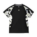 【ネットバーゲン】ルコックスポルティフ Aile forme グラフィックゲームシャツ ( LN4FHT10M-BK00 )[ lecoq sportif MS...