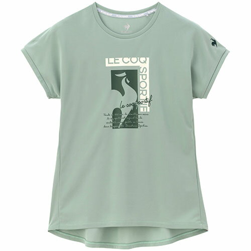 【ネットバーゲン】ルコックスポルティフ プラクティスシャツ （ LN4FHT51L-GR00 ）[ lecoq sportif LS レディース ]24FWのサムネイル