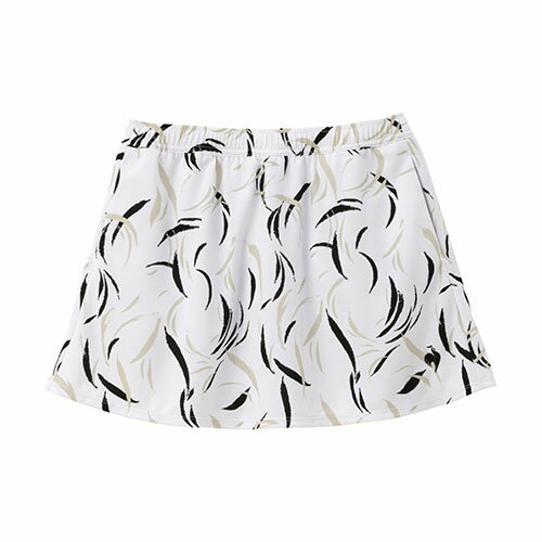 楽天ウインザーラケット楽天市場店【ネットバーゲン】ルコックスポルティフ グラフィックゲームスコート （ LN4FSK31L-WH00 ）[ lecoq sportif SK レディース ]24FW