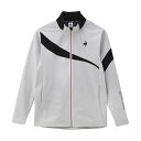 【ネットバーゲン】ルコックスポルティフ ストレッチボンディングニットジャケット ( LT4FWB30M-WH00 )[ lecoq sportif MWJ メン...