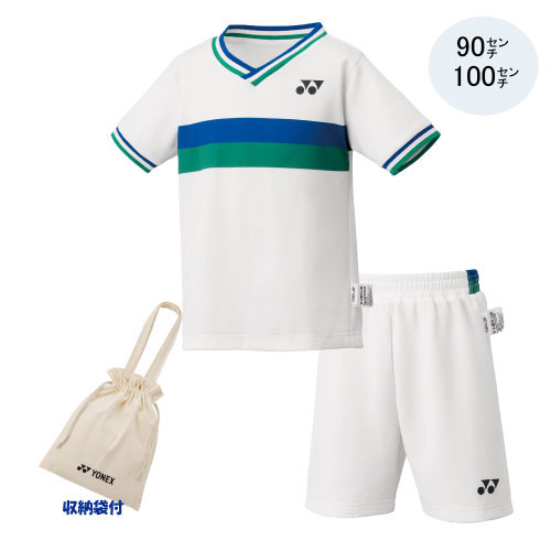 ヨネックス キッズTシャツ/ハーフパンツセット （ 48000K-011 ）[ YONEX LS ジュニア ]24FW【メーカー取寄せ商品】