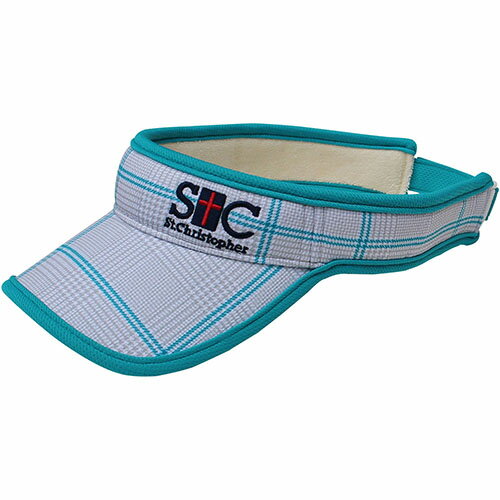 【SALE】セントクリストファー グレンチェックサンバイザー （ STC-BDA4750-TQ ）[ St.Christopher SUV レディース ]24FW