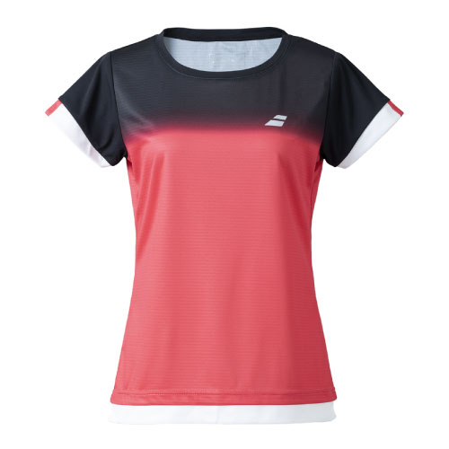 【ネットバーゲン】バボラ CLUB SHORT SLEEVE SHIRT （ BWG2332C-PK00 ）[ BabolaT LS レディース ]24SS