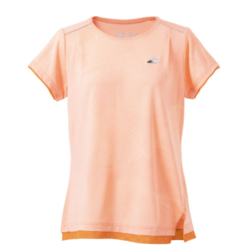 【ネットバーゲン】バボラ VS SHORT SLEEVE SHIRT （ BWG4321-OR00 ）[ BabolaT LS レディース ]24SS
