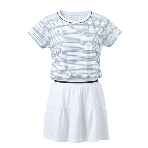 【ネットバーゲン】バボラ CLUB DRESS （ BWG4333C-WH00 ）[ BabolaT LS レディース ]24SS