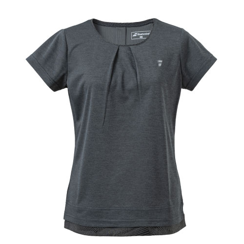 楽天ウインザーラケット楽天市場店【ネットバーゲン】バボラ VS SHORT SLEEVE SHIRT （ BWP4521-BK00 ）[ BabolaT LS レディース ]24SS