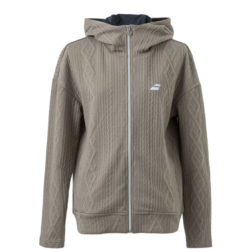 バボラ PURE SWEAT JACKET BWT4125-BG00 [ BabolaT LWJ レディース ]24SS