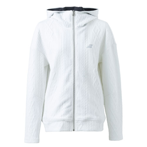 バボラ PURE SWEAT JACKET BWT4125-WH00 [ BabolaT LWJ レディース ]24SS