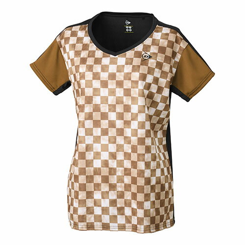 【ネットバーゲン】ダンロップ ゲームシャツ （ DAP-1422W-BROWN ）[ DUNLOP LS レディース ]24SS