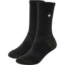 ルコックスポルティフ MOVESOX(ミドル丈) （ QMAXJB10-BK ）[ lecoq sportif MSC ユニセックス ]24SS