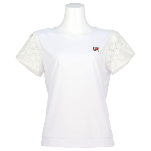 楽天ウインザーラケット楽天市場店【ネットバーゲン】フィラ ゲームシャツ （ VL2894-01 ）[ FILA LS レディース ]24SS※ウインザーオリジナル