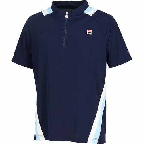 楽天ウインザーラケット楽天市場店【ネットバーゲン】フィラ ゲームハーフジップシャツ （ VM5695-20 ）[ FILA MS メンズ ]24SS