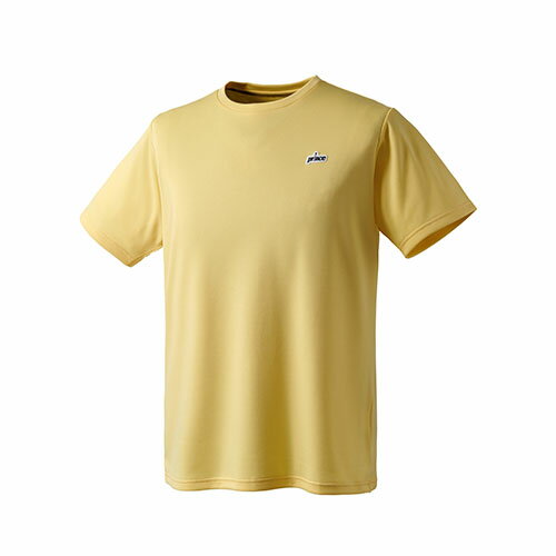 メーカープリンス 品番MS4002-072 カラー072(イエロー) サイズM/L/LL 対象性別メンズ 　素材ソフトメッシュドライ(ポリエステル100%) 　機能吸水速乾UPF50リサイクル 　発売日2024年1月 後身頃に同系色のプリントを施したTシャツ