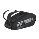 【4/4 ～ 6/2 23:59まで ポイント5倍】ヨネックス ラケットバッグ6 （ BAG2402R-007 ）[ YONEX BAG バッグ ]24SS*