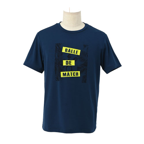 【SALE】バルデマッチ デザインTシャツ （ BDM-D1108-040 ）[ Balle de match Tennis MS メンズ ]24SS..
