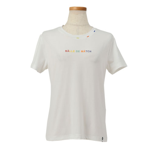 【SALE】バルデマッチ バックプリントTシャツ （ BDM-D1213-011 ）[ Balle de match Tennis LS レディース ]24SS【メーカー取寄せ商品】