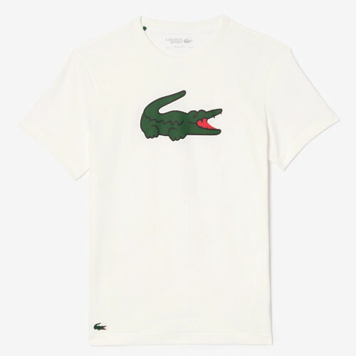 ラコステ コットンタッチウルトラドライワニロゴグラフィックTシャツ （ TH7513-99-2D8 ）[ LACOSTE MS メンズ ]24SS