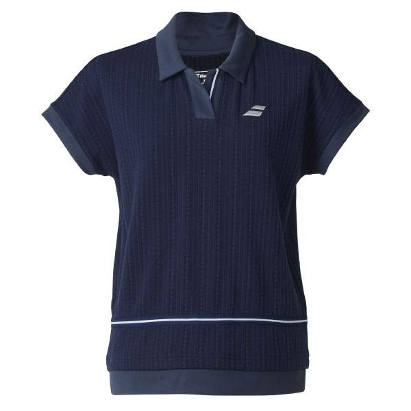 バボラ PURE SHORT SLEEVE SHIRT （ BWG5376-NV00 ）[ BabolaT LS レディース ]25FW