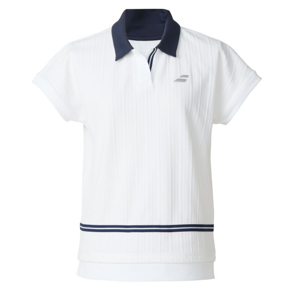 バボラ PURE SHORT SLEEVE SHIRT （ BWG5376-WH00 ）[ BabolaT LS レディース ]25FW