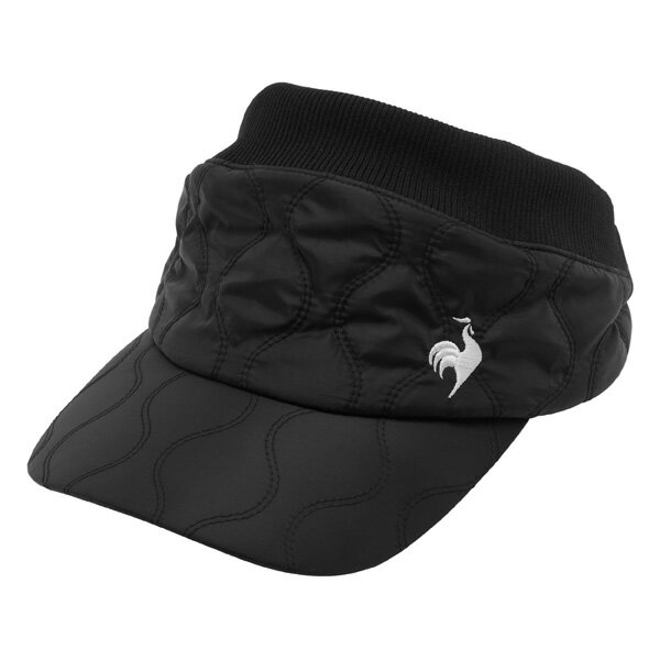 ルコックスポルティフ キルティングサンバイザー （ LN5FCP30L-BK00 ）[ lecoq sportif SUV アクセサリー ]25FW